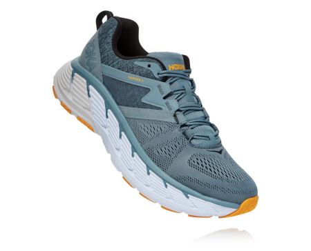 Hoka Gaviota 2 Road - Adidasi Alergare Pe Drum Barbati Gri Inchis | RO-rHKSpzX